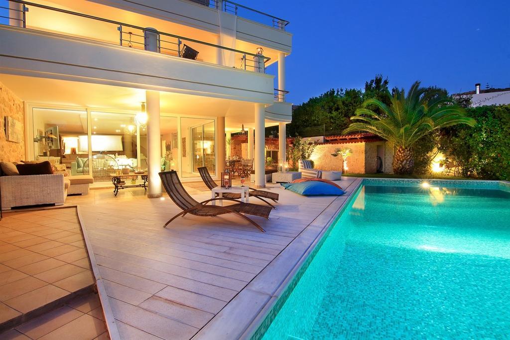 Luxury Villa Sea Melody Палеа-Фокеа Экстерьер фото