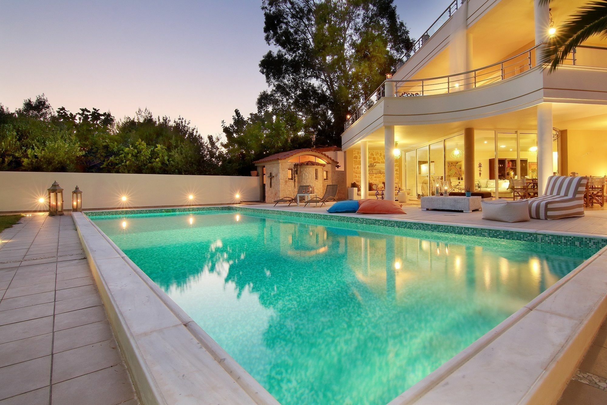 Luxury Villa Sea Melody Палеа-Фокеа Экстерьер фото